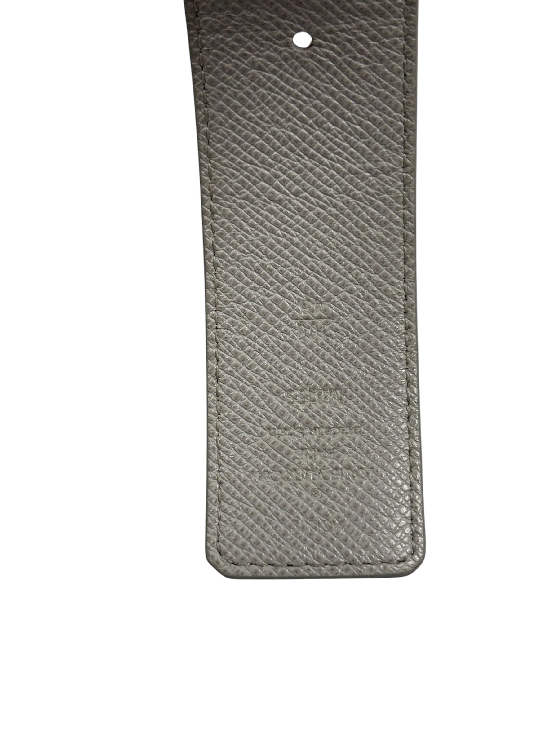 Louis Vuitton Grey Initiales Monogram Reversible 40MM Belt