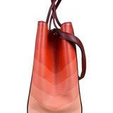 Fendi 2Jours Red Geometric Medium Tote