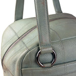 Chanel Light Green Quilt LAX Leather Bowler Bag 2004