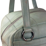 Chanel Light Green Quilt LAX Leather Bowler Bag 2004