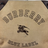 Burberry Blue Label Corduroy Leather Crossbody