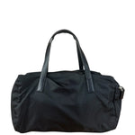 Prada Vintage Black Nylon Handbag