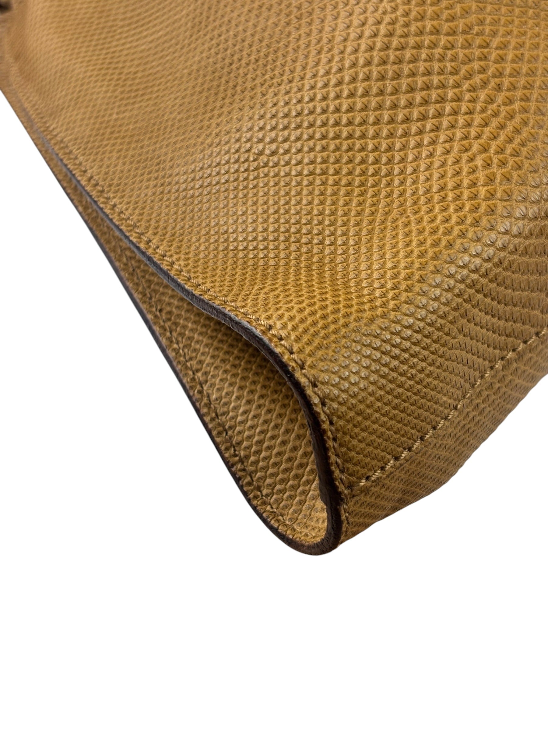 Gucci Vintage Tan Lizard Skin Hobo Bag