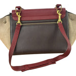 Celine Colorblock Leather/Suede Two-Way Bag