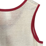 Chanel White/Red 2006 Spring/Summer 06P Sleeveless Top