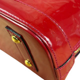 Louis Vuitton Red Monogram Vernis Alma bb