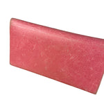 Balenciaga Pink Leather Moto Long Wallet