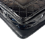Chanel Black Patent Leather Boy Wallet on Chain Bag 2014