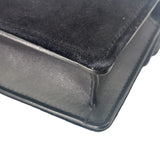 Gucci Black Velvet/Leather Trim Dionysus Super Mini Shoulder Bag