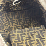 Fendi Vintage White Nappa Leather Spy Shoulder Bag
