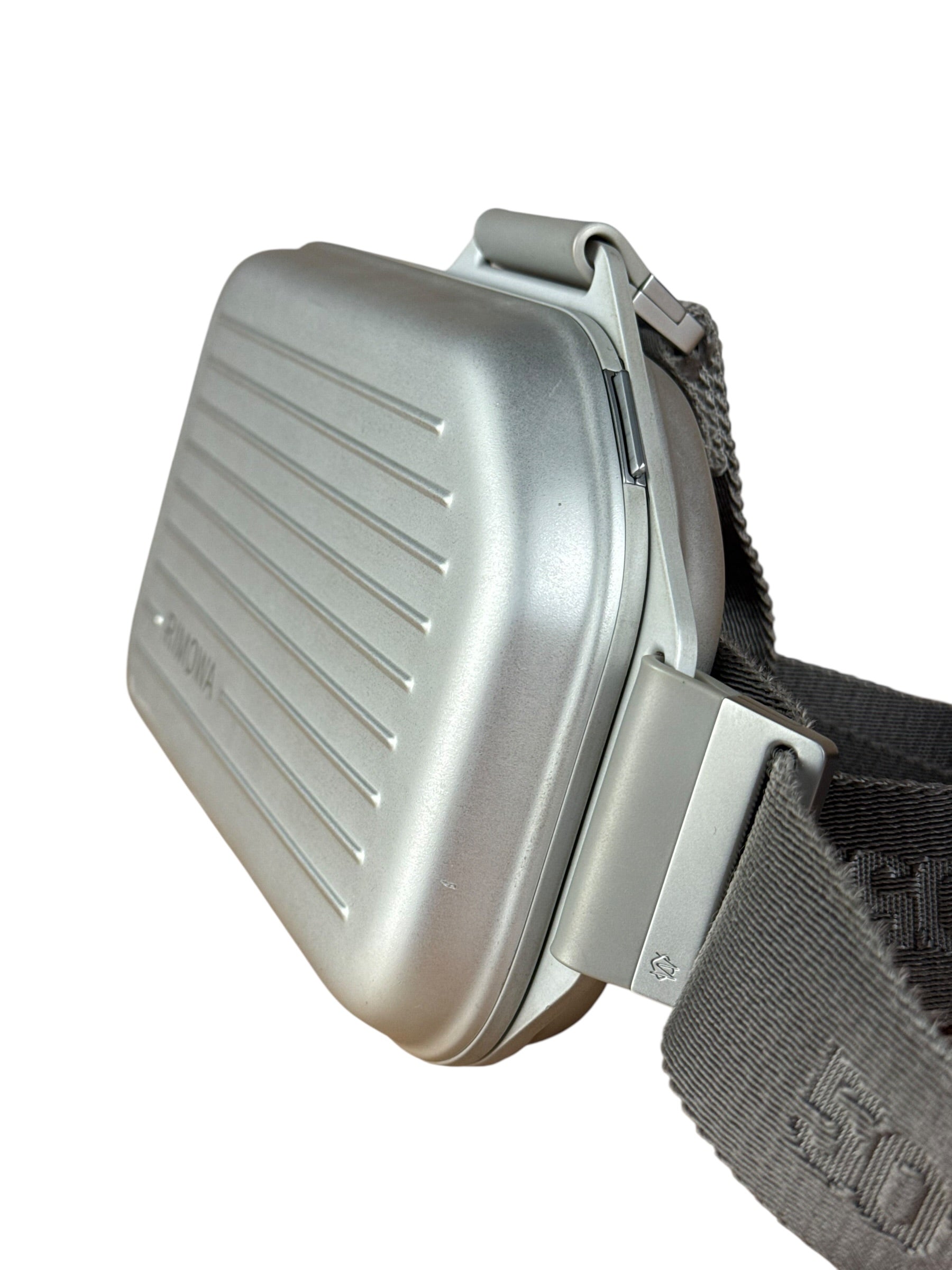 Rimowa Aluminium Personal Sling Clutch Silver