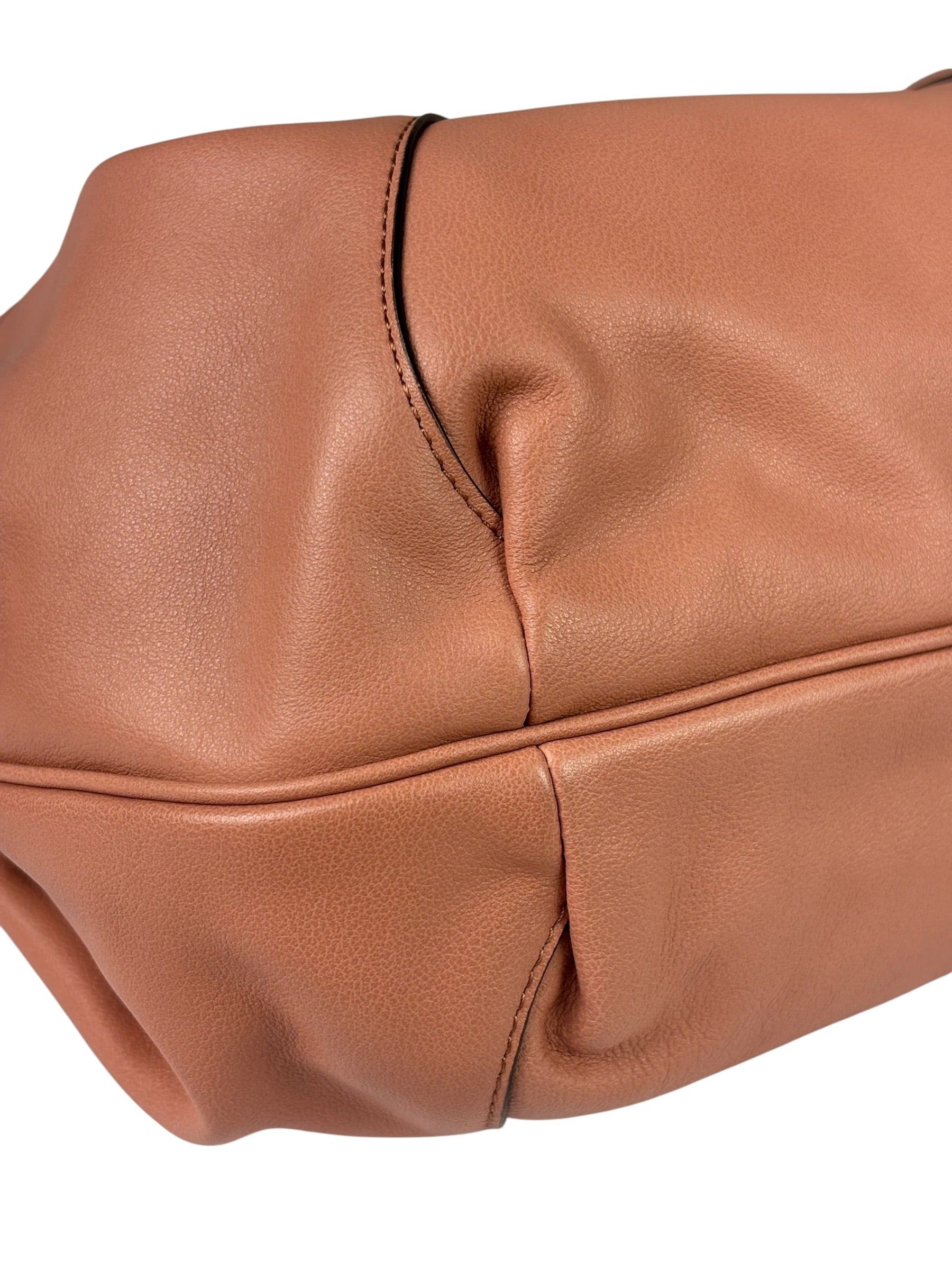 Fendi Pink Leather Spy Spice Mall Two-Way Bag