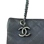 Chanel Navy Edinburgh Chic Chain Tote 2013