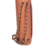 Chanel Pink Quilted Lambskin Classic Large Double Flap Bag 2012