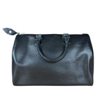 Louis Vuitton Black Epi Speedy 25