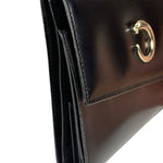 Cartier Black Leather Panther C Tri-Fold Wallet