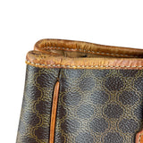 Celine Vintage Macadam Canvas Shoulder Tote