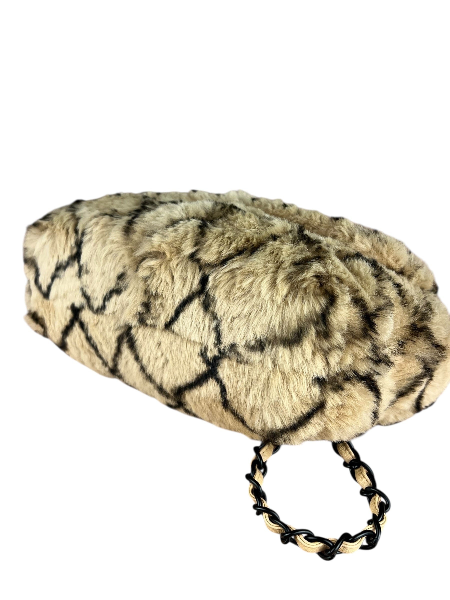 Chanel Matelasse Fur Coco Mark Chain Flap Bag '01