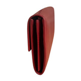 Fendi Red Leather Long Wallet
