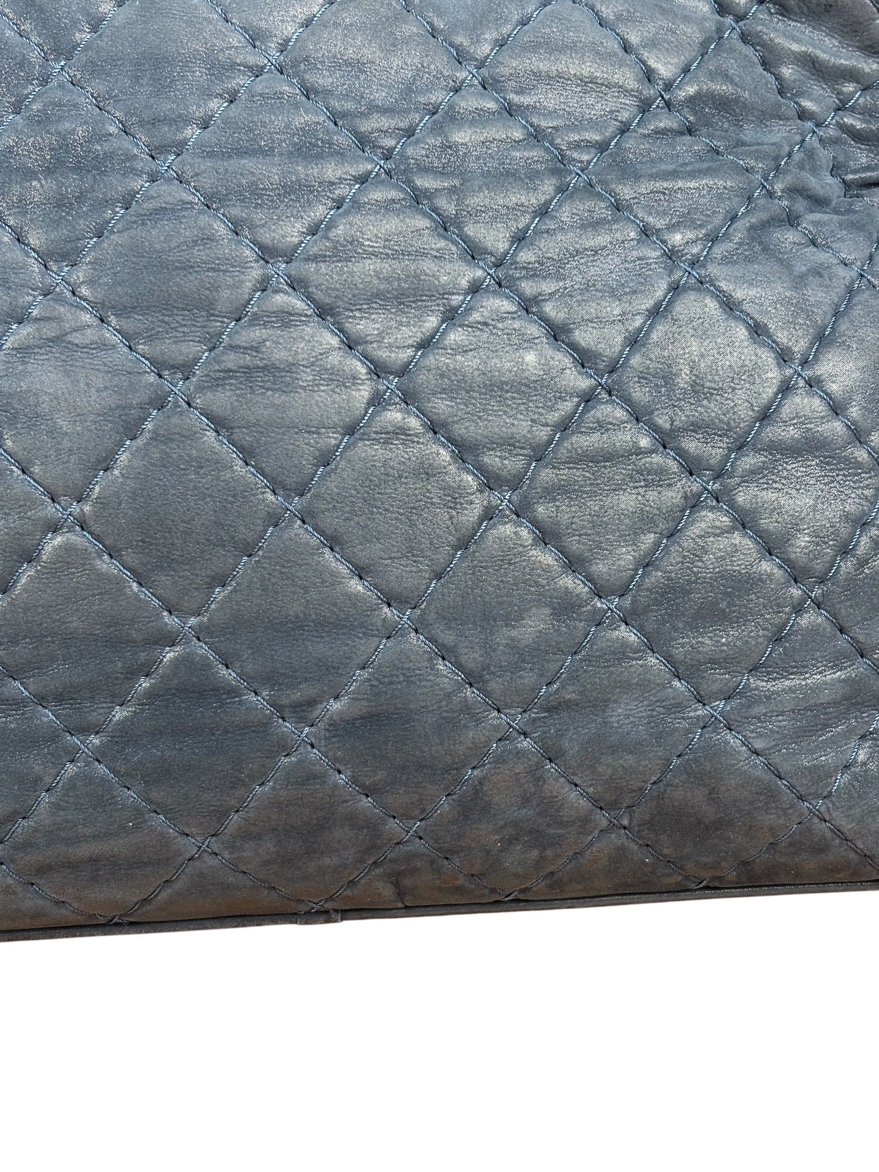 Chanel Navy Iridescent Sea Hit Tote 2012