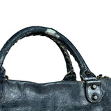 Balenciaga Vintage Dark Blue Leather Classic City Bag