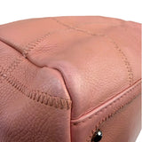 Chanel Pink Caviar Leather Chocolate Bar Bowler Bag 2003