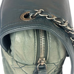 Chanel Sage Green Quilted Leather Flap Bag 2011