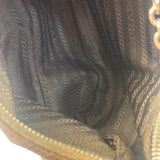 Prada Brown Nylon Pochette Shoulder Bag