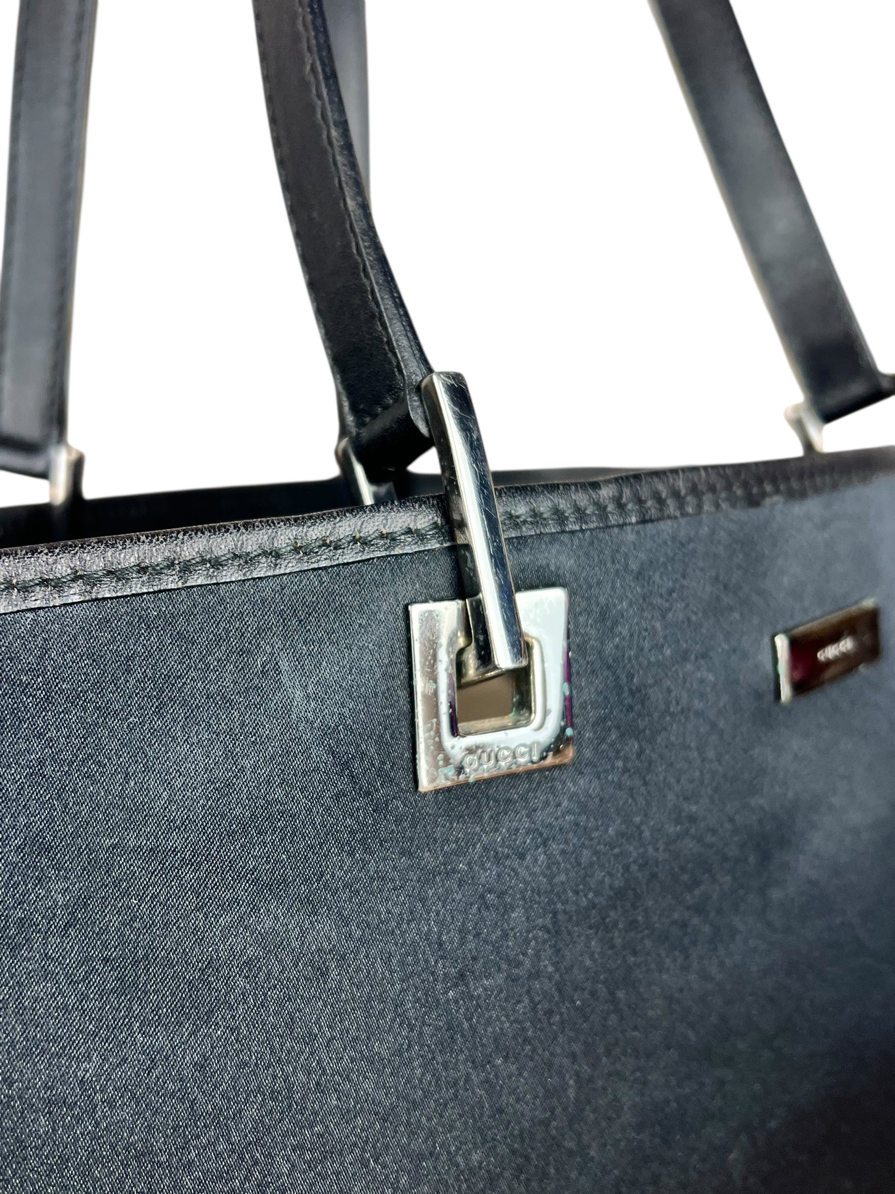 Gucci Black Nylon Tote