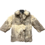 Vintage Ivory/Brown Chinchilla Fur Coat (Toddler's)