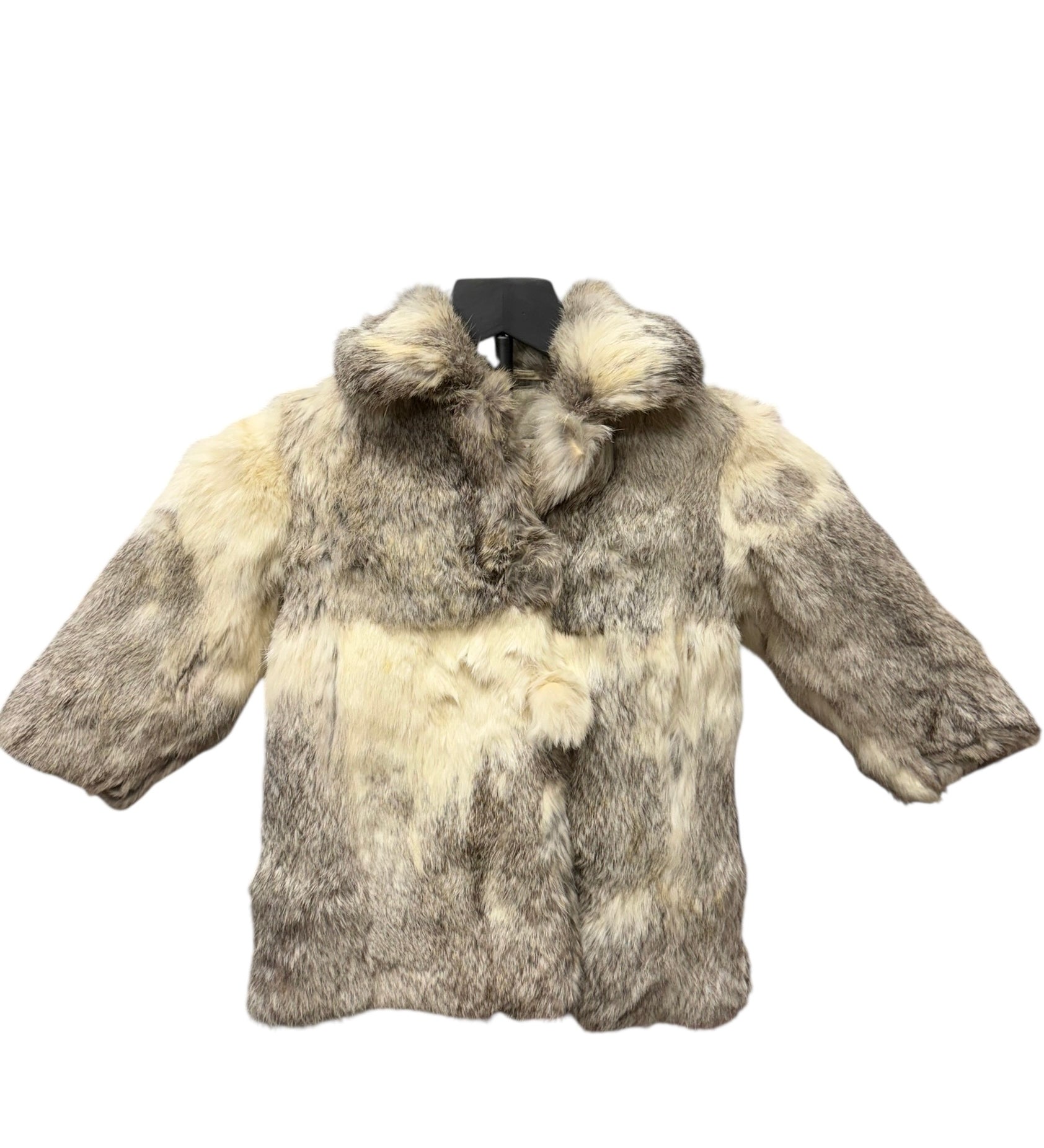 Vintage Ivory/Brown Chinchilla Fur Coat (Toddler's)