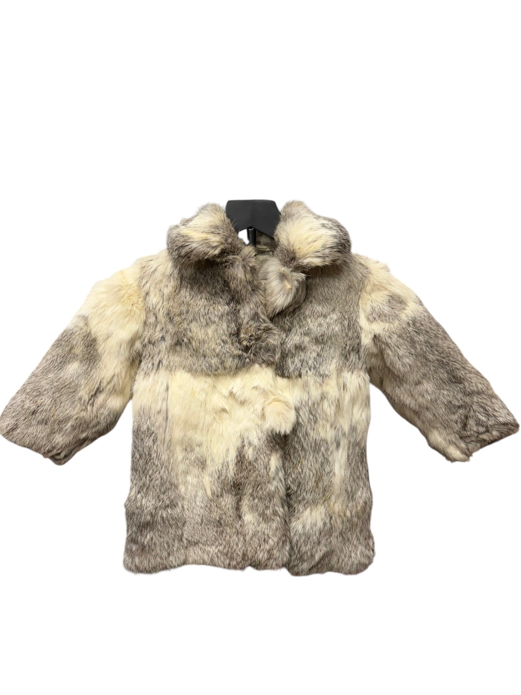 Vintage Ivory/Brown Chinchilla Fur Coat (Toddler's)