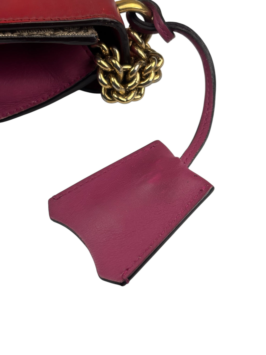 Gucci Colorblock Leather Padlock Small Shoulder Bag