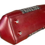 Christian Dior 2005 Doctor Bag Navy/Red Leather Trim
