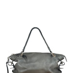 Gucci Supple Gray Bamboo Bar Medium Shoulder Bag