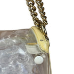 Chanel Yellow Clear PVC Classic Chain Flap Bag 2012