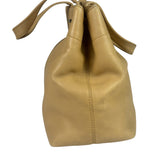 Chanel Turnlock CC Tan Leather Tote 2002