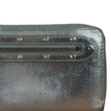 Louis Vuitton Vintage Suhali Silver Leather Zippy Wallet