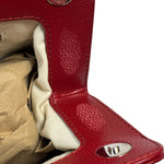 Chanel Red Caviar Quilted Frame Clutch 2012