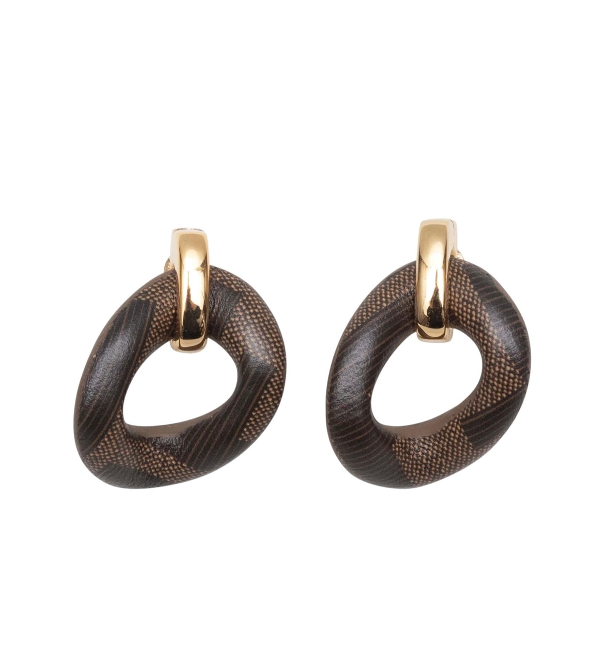 Fendi FF Filo Resin Earrings