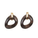 Fendi FF Filo Resin Earrings