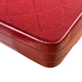Chanel Dark Red East West Chocolate Bar Patent Trim Handbag 2002-03