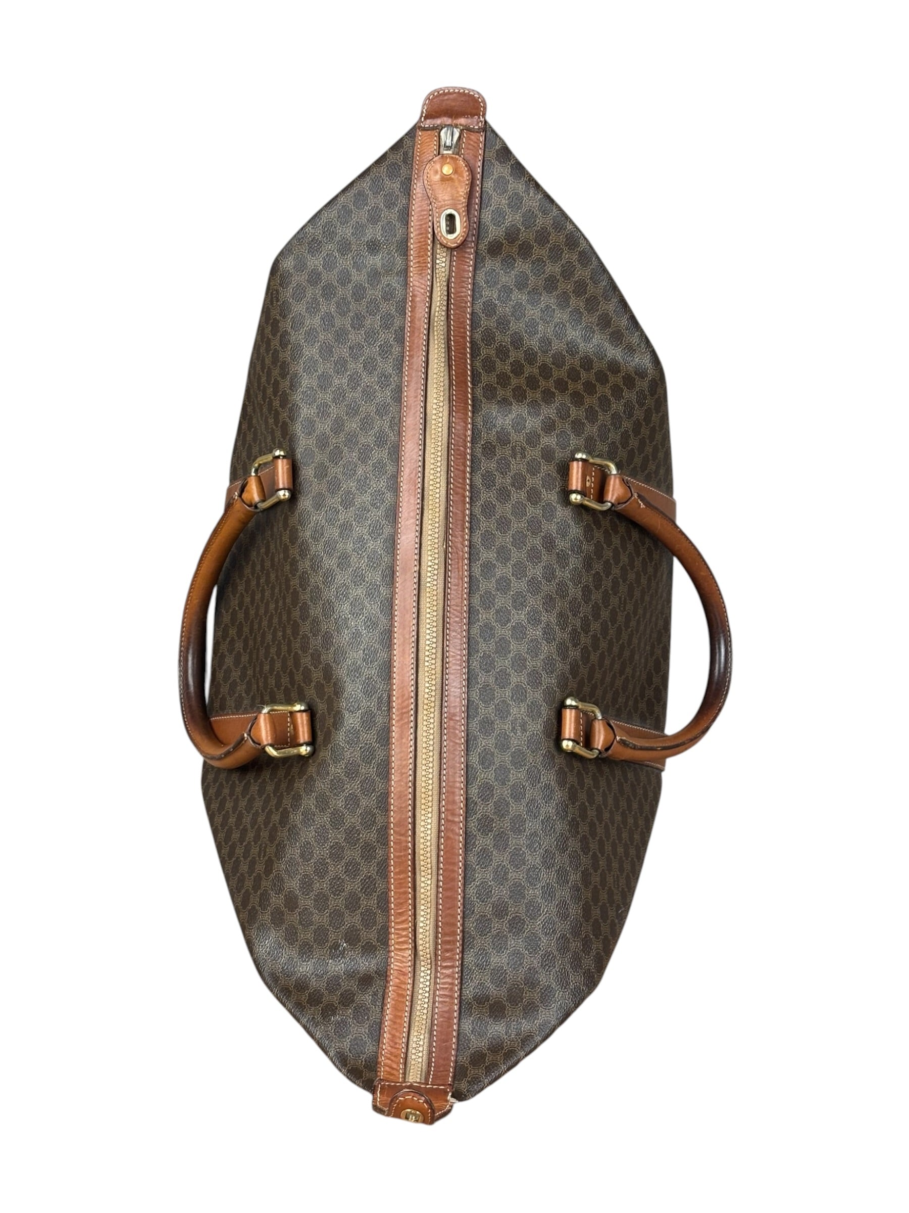 Celine Vintage Macadam Weekender Travel Bag