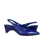 Hermes Intime 55 Leather Slingback Pumps
