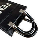 Fendi Black Mini Sunshine Shopper Tote
