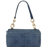 Chanel CC Denim Logo Flap Shoulder Bag 2002