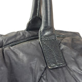 YSL Vintage Black Nylon Top Handle Bag