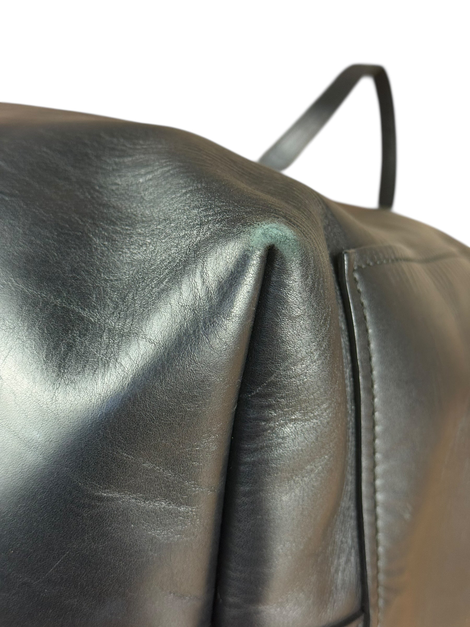 Balenciaga Black Leather Kendall Bucket Bag