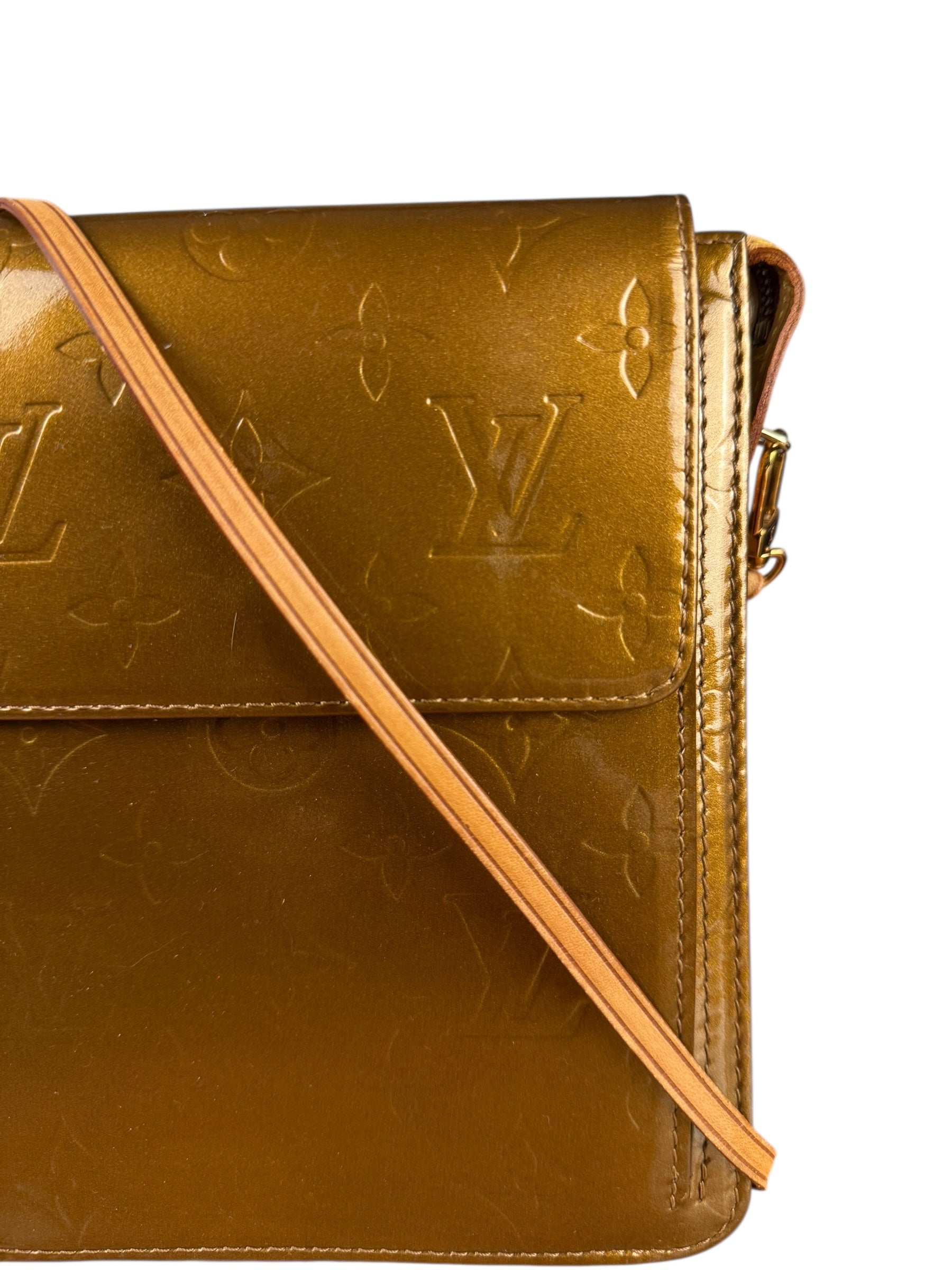 Louis Vuitton Bronze Vernis Shoulder Bag
