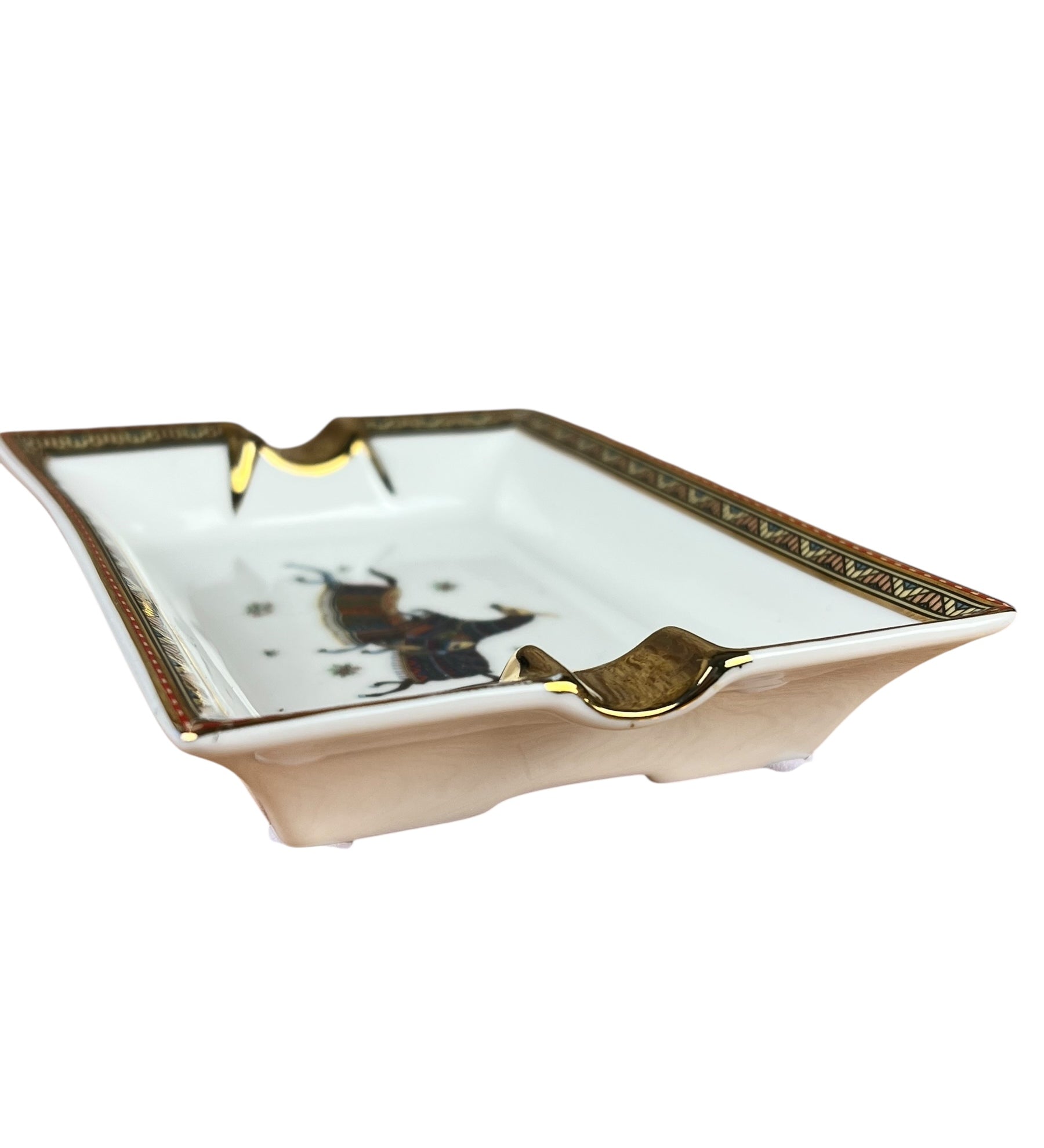 Hermes Cheval d'Orient Porcelain Ashtray